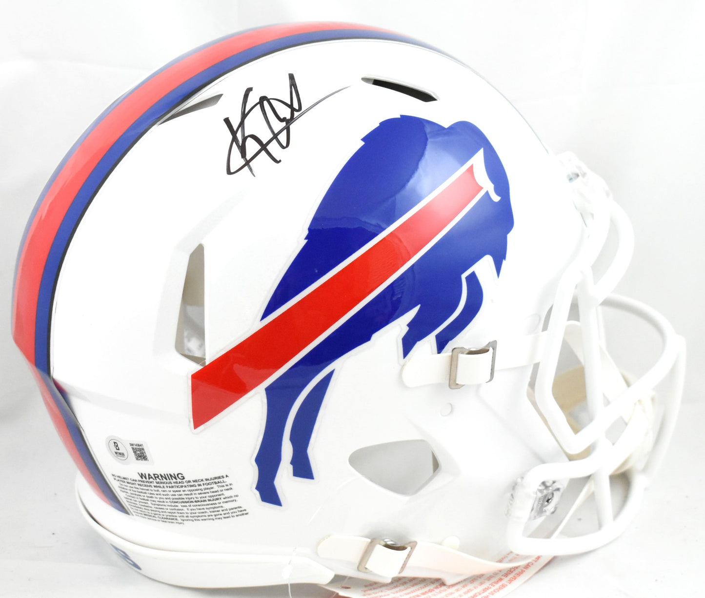 Keon Coleman Signed Buffalo Bills Full Size Speed Authentic Helmet