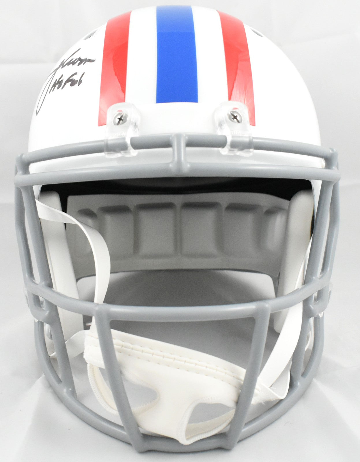 Warren Moon Signed Houston Oilers 1975-80 Throwback Full Size Speed Helmet