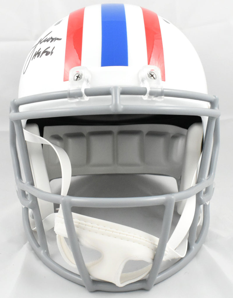 Warren Moon Signed Houston Oilers 1975-80 Throwback Full Size Speed Helmet