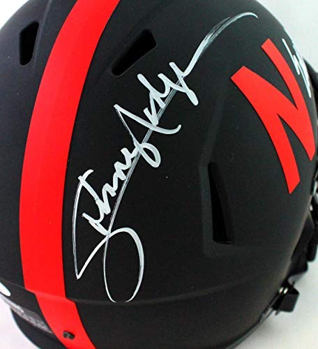 Eric Crouch, Mike Rozier & Johnny Rodgers Signed Nebraska Eclipse Helmet