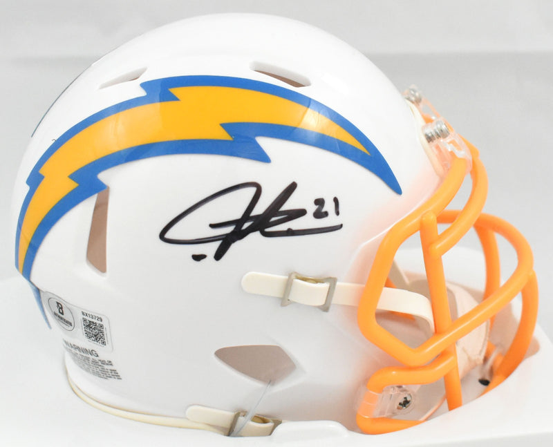 LaDainian Tomlinson Autographed San Diego Chargers Speed Mini Helmet