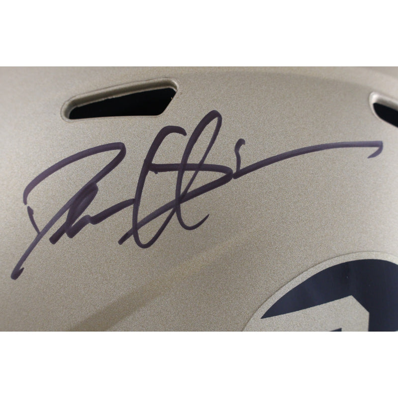 Deion Sanders Autographed Colorado Buffaloes Full Size Gold Replica Helmet