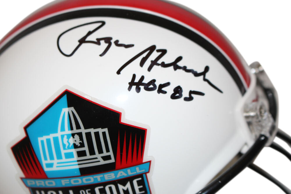 Roger Staubach Autographed Dallas Cowboys Hall of Fame VSR4 Mini Helmet