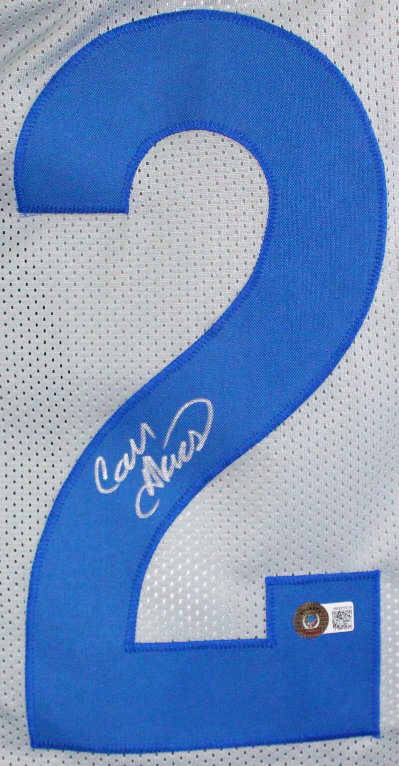 Cam Akers Signed Los Angeles Rams Grey Custom Jersey