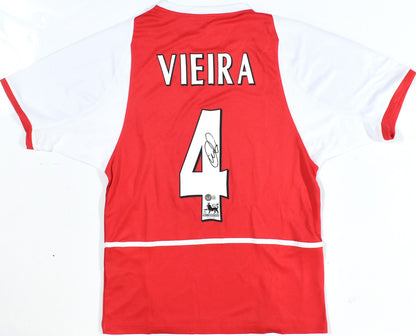 Patrick Vieira Autographed Arsenal FC Home Jersey