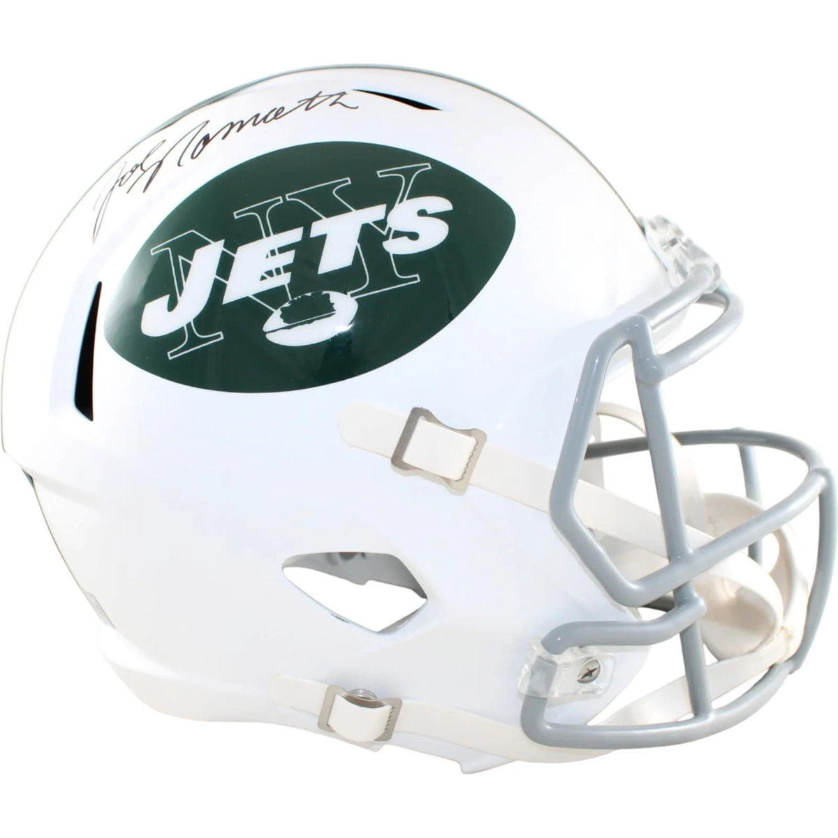 Joe Namath Signed New York Jets Speedflex Rivalries Helmet