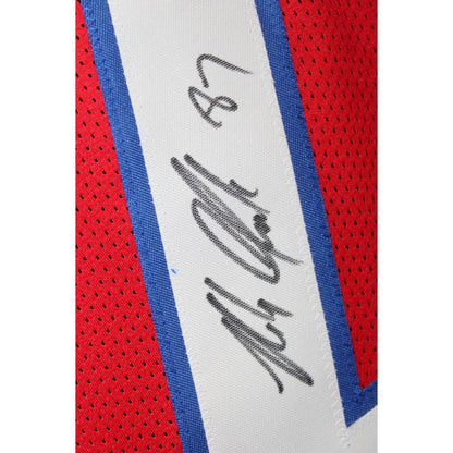 Rob Gronkowski Autographed New England Patriots Red Jersey