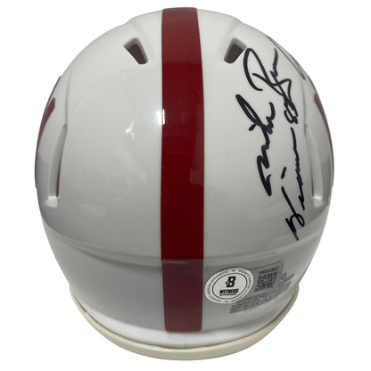 Mike Rozier & Irving Fryar Signed Nebraska Mini Helmet w/ Inscriptions