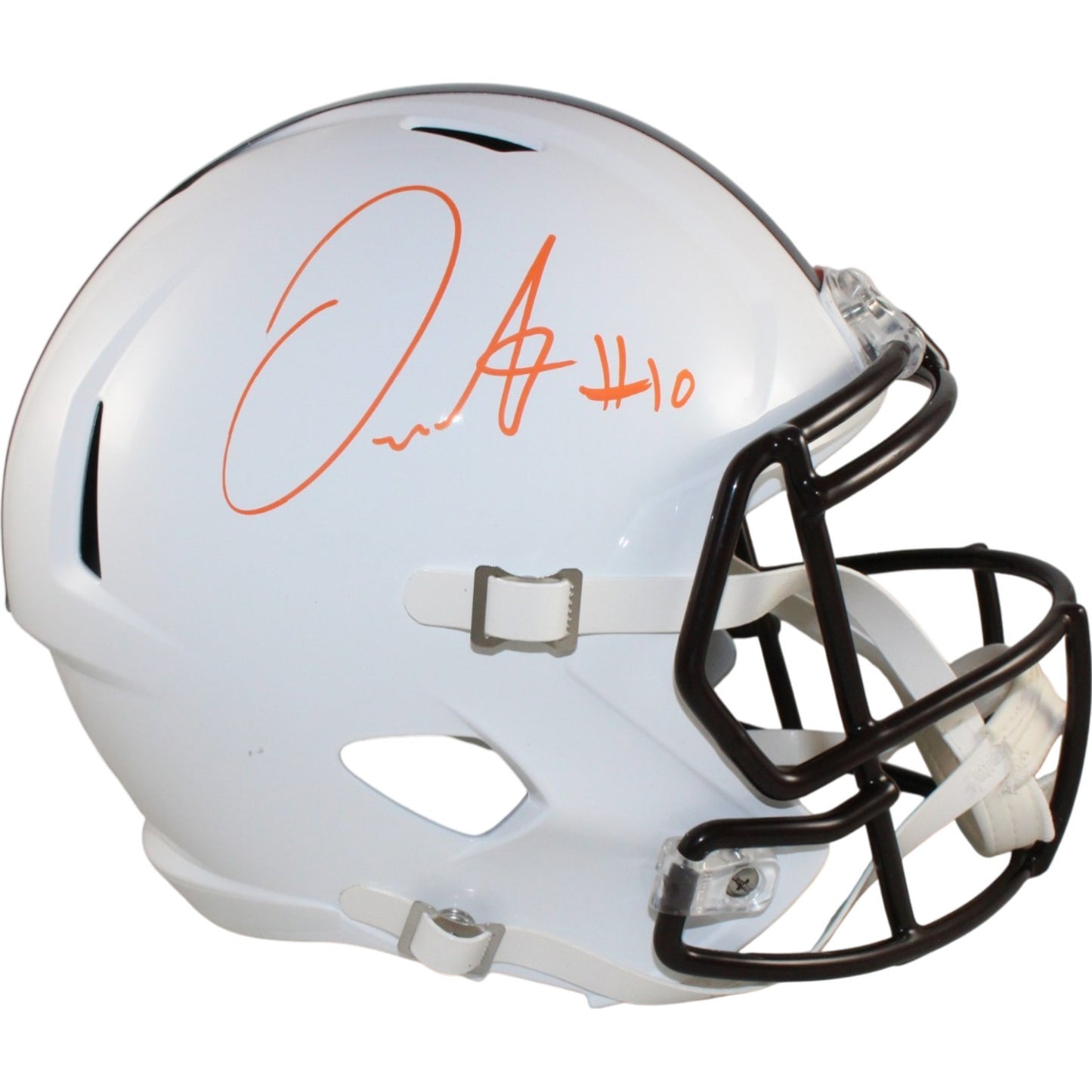Quinshon Judkins Signed Cleveland Browns Alternate Full Size Replica Helmet