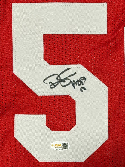 Ralph Sampson Signed Houston Rockets Custom Jersey (HOF 12)