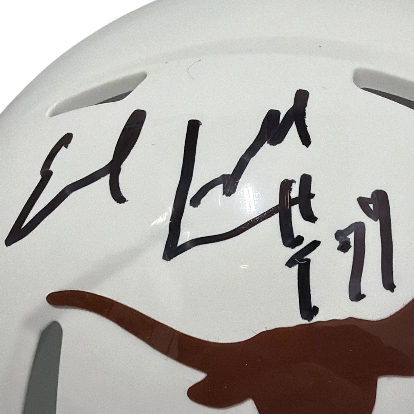 Earl Campbell & Ricky Williams Signed Texas Longhorns Mini Helmet Heisman Insc
