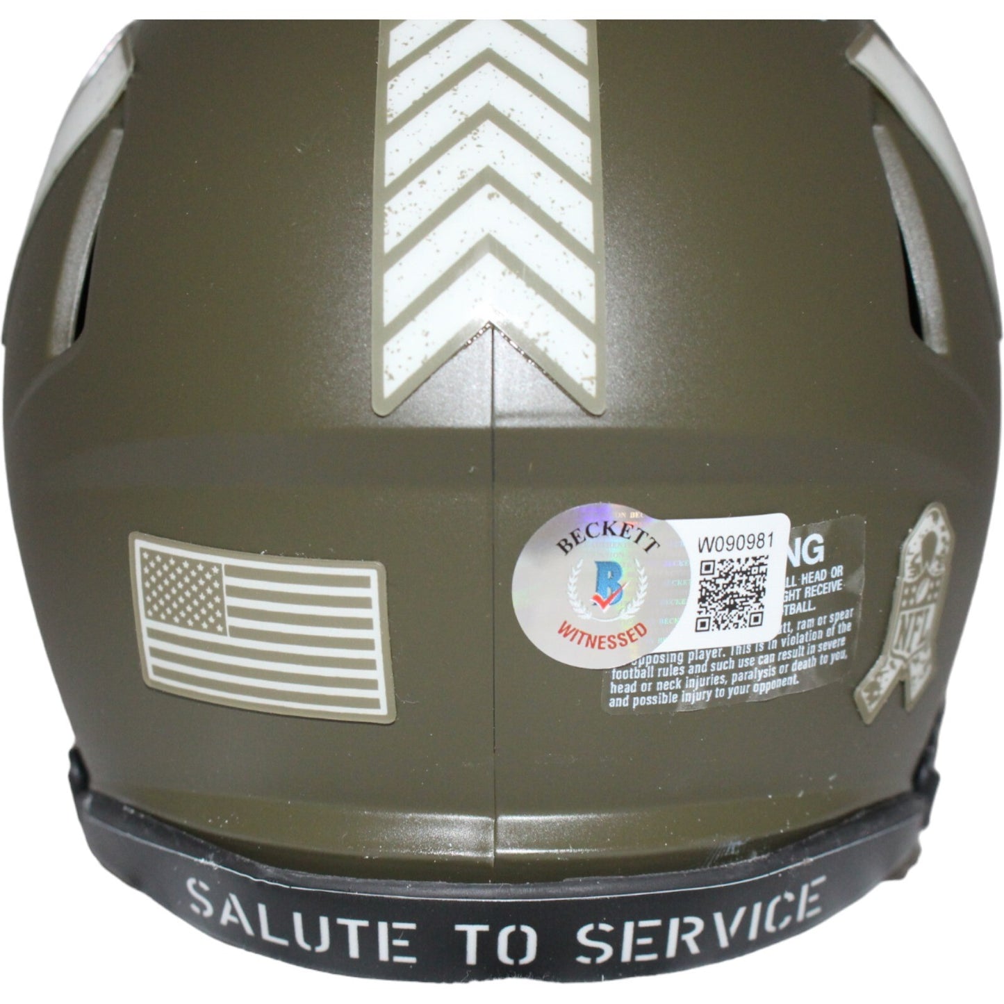 John Riggins Signed Washington Commanders Salute Speed Mini Helmet (BAS)