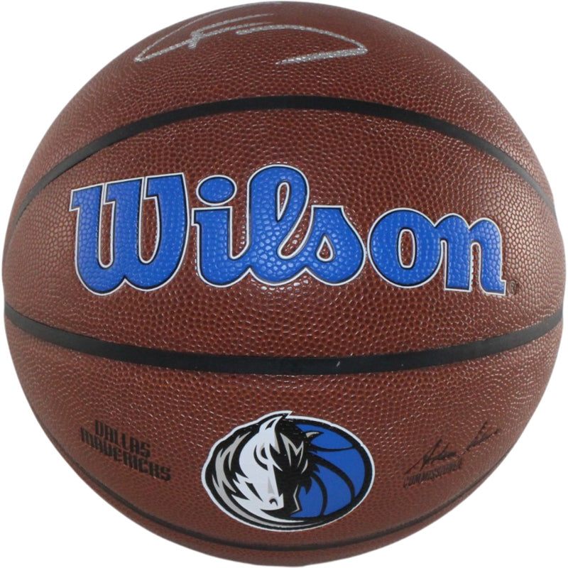 Cooper Flagg Signed Dallas Mavericks Wilson Logo Basketball