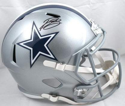 DaRon Bland Autographed Dallas Cowboys Full Size Speed Helmet - Black