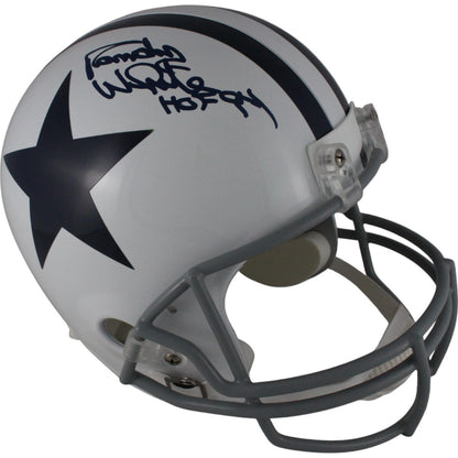 Randy White Signed Dallas Cowboys Throwback VSR4 Full Size Helmet HOF