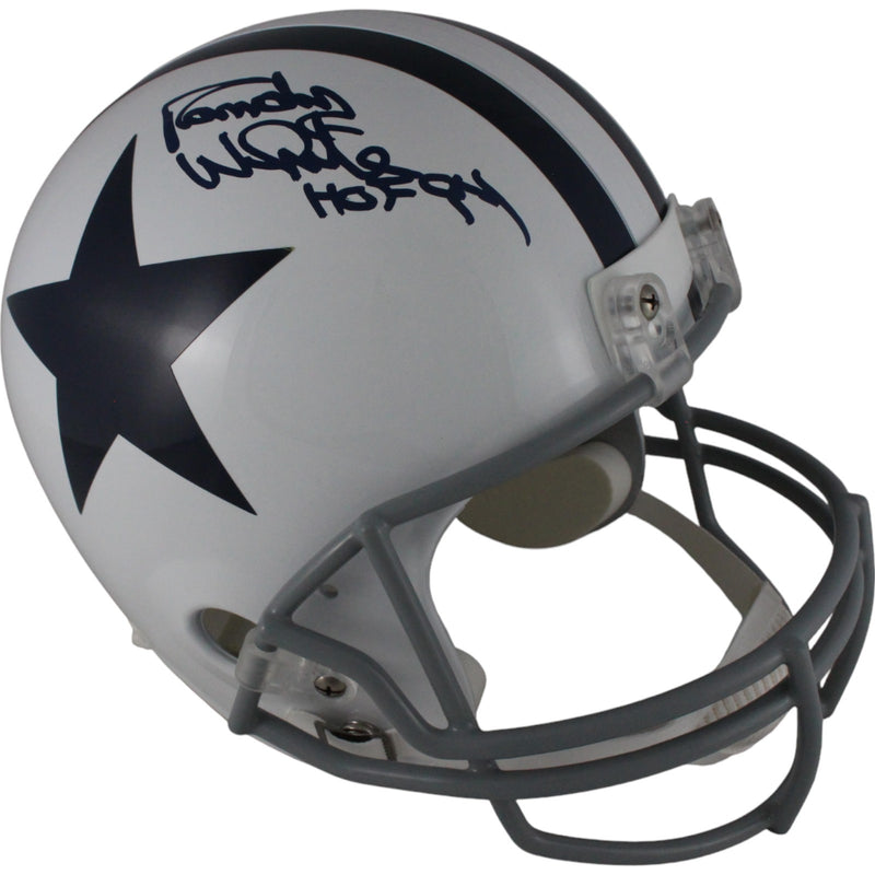 Randy White Signed Dallas Cowboys Throwback VSR4 Full Size Helmet HOF