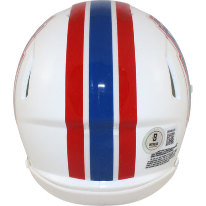 Earl Campbell Autographed Houston Oilers Throwback Mini Helmet (Beckett)