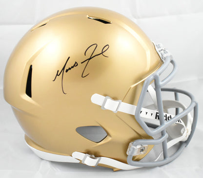 Marcus Freeman Autographed Notre Dame Fighting Irish Full Size Speed Helmet