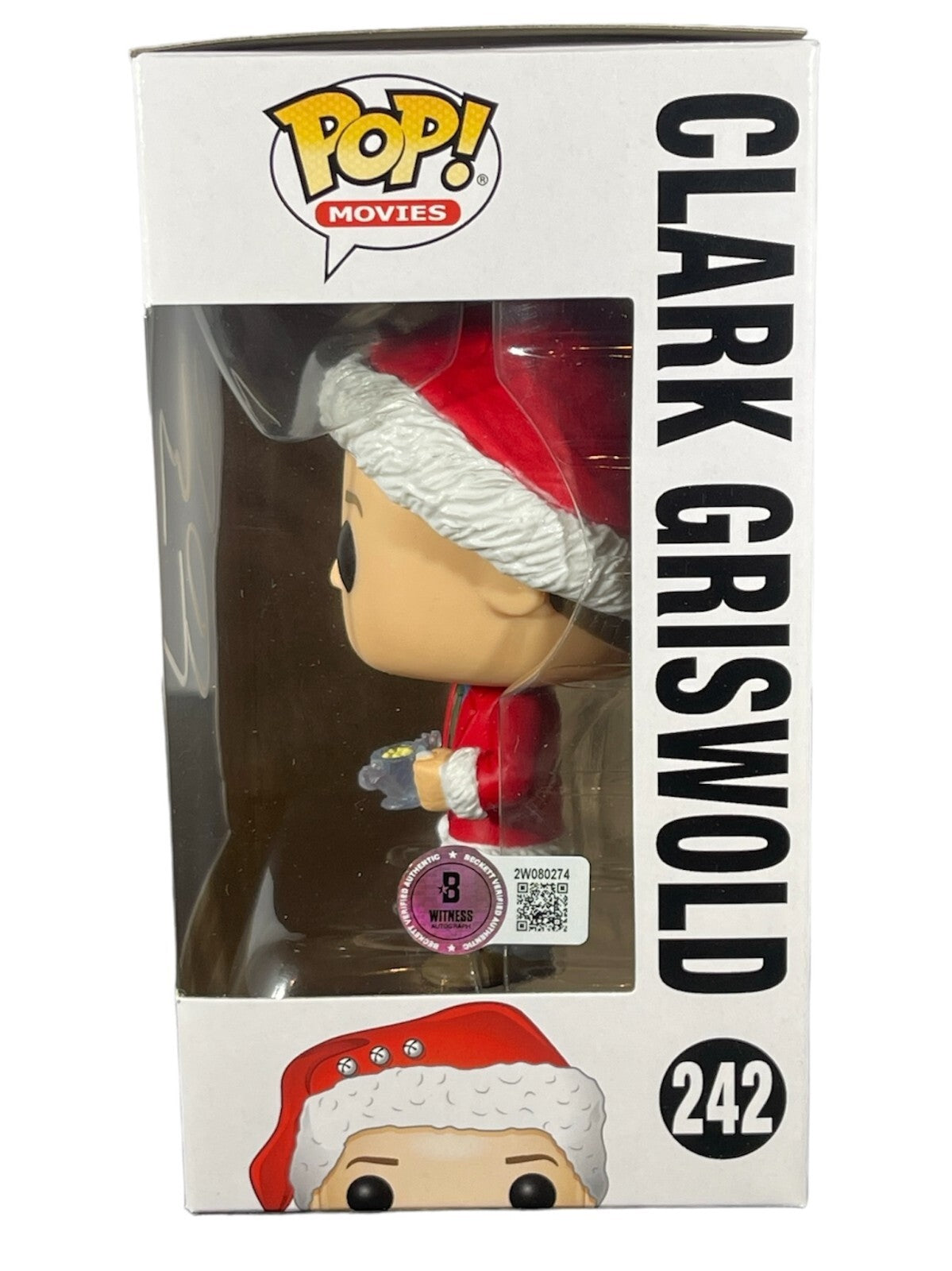 Chevy Chase Signed Clark Griswold Christmas Vacation Funko Pop #242 BAS COA