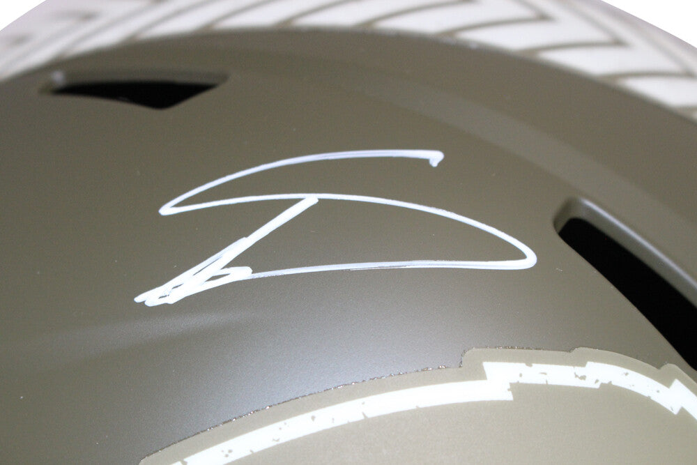 Stefon Diggs Signed Buffalo Bills Full Size Salute Replica Helmet