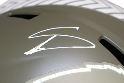 Stefon Diggs Signed Buffalo Bills Full Size Salute Replica Helmet