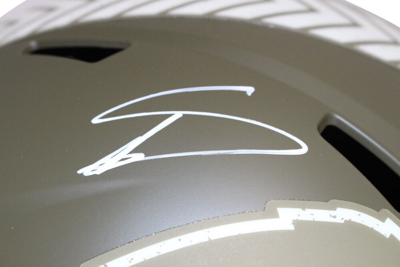 Stefon Diggs Signed Buffalo Bills Full Size Salute Replica Helmet