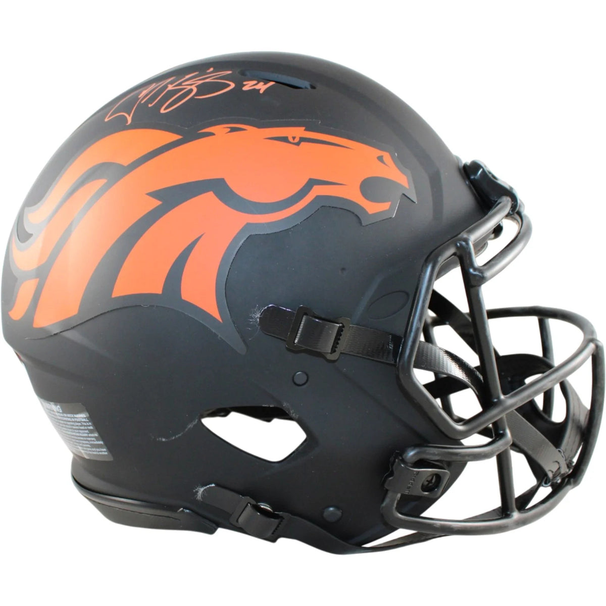 Champ Bailey Autographed Denver Broncos Eclipse Full Size Helmet
