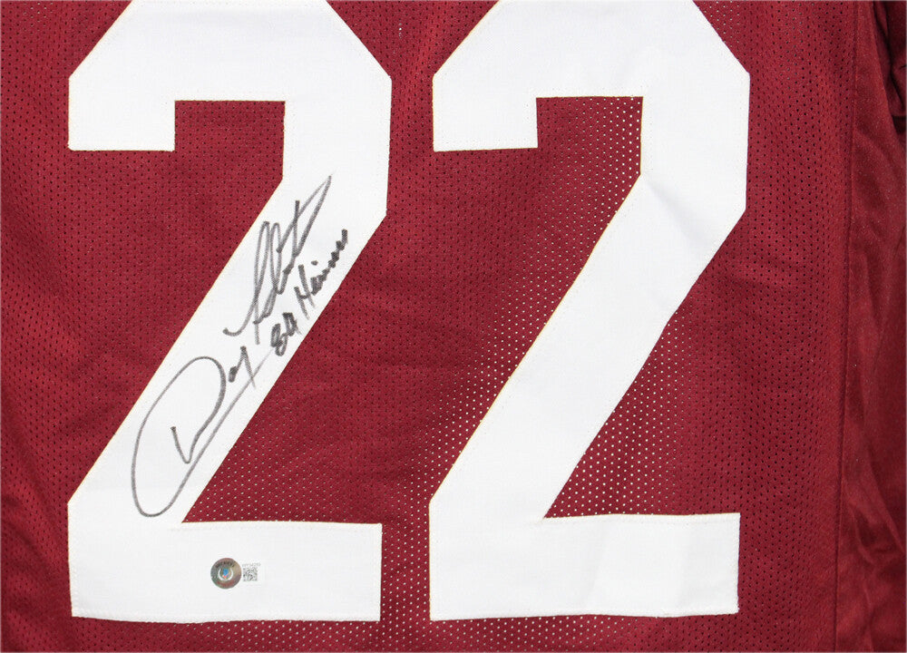 Doug Flutie Signed Boston College Style Jersey Heisman Inscription BAS