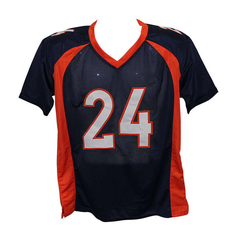 Champ Bailey Signed Denver Broncos Custom Blue Jersey (BAS)