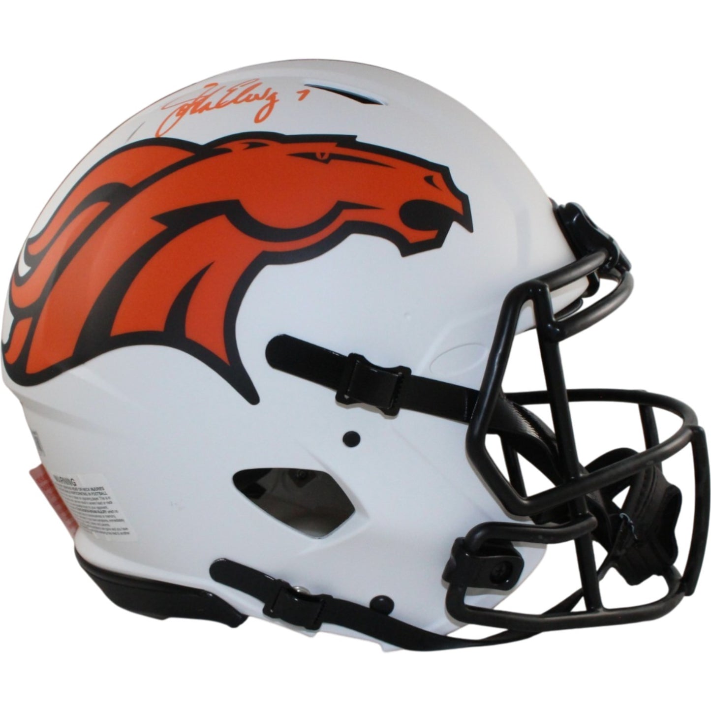 John Elway Denver Broncos Autographed Pro Lunar Full Size Helmet