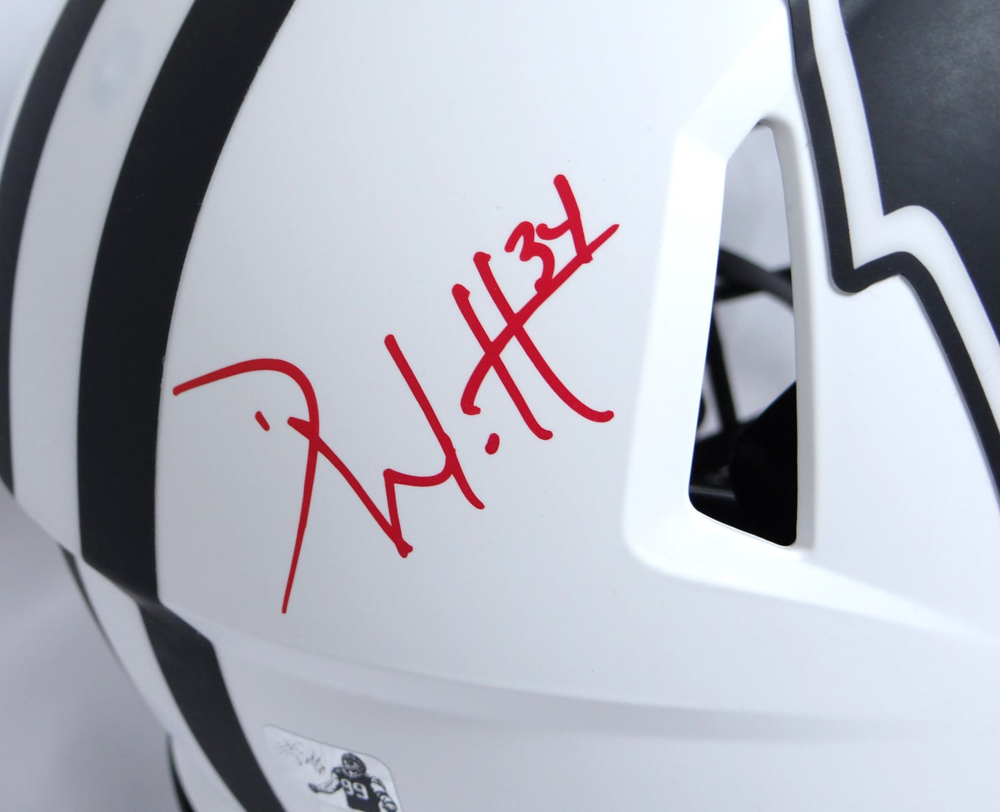 Derek, TJ & JJ Watt Signed Wisconsin Badgers Lunar Speed Authentic Helmet