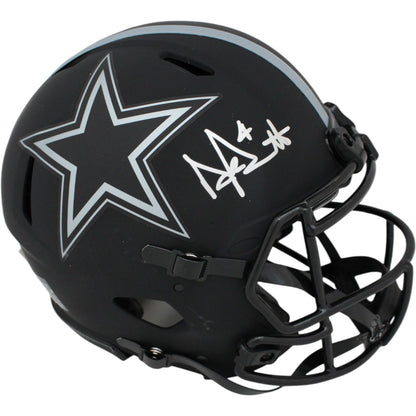 Dak Prescott Autographed Dallas Cowboys Full Size Authentic Eclipse Helmet