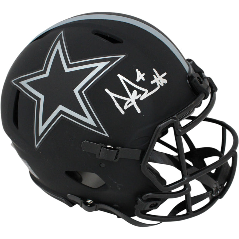 Dak Prescott Autographed Dallas Cowboys Full Size Authentic Eclipse Helmet