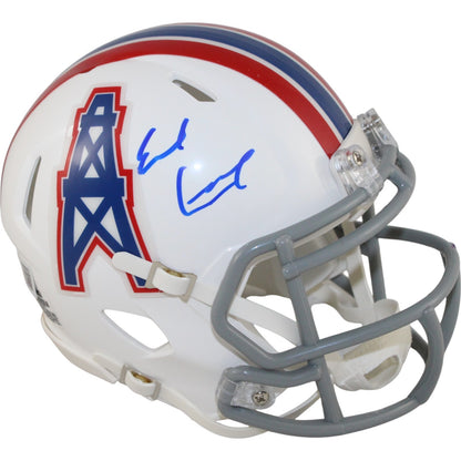 Earl Campbell Autographed Houston Oilers Throwback Mini Helmet (Beckett)