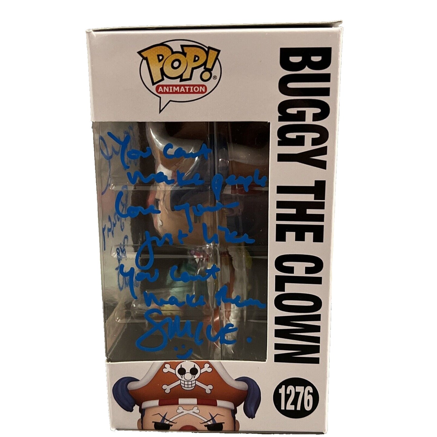 Jeff Ward Signed Buggy the Clown One Piece Funko Pop #1276 (JSA COA)