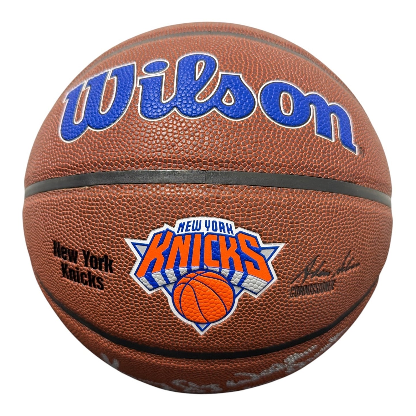 Kenny Walker Signed New York Knicks Basketball - '89 Dunk Champ JSA