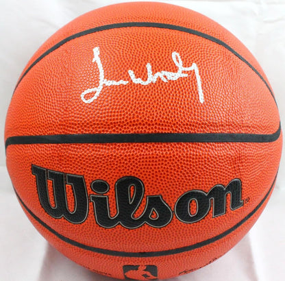 James Worthy Autographed Official NBA Wilson Basketball