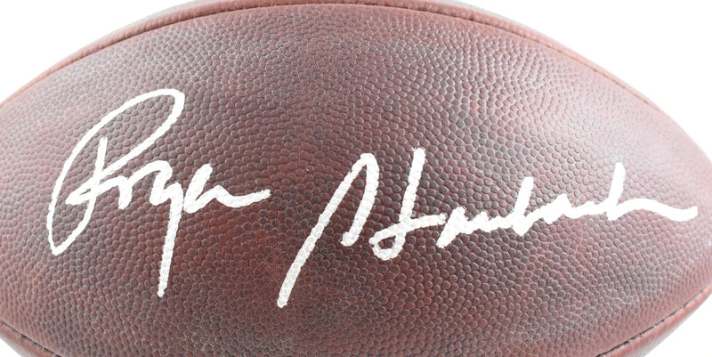 Roger Staubach Autographed Dallas Cowboys Wilson Duke Football
