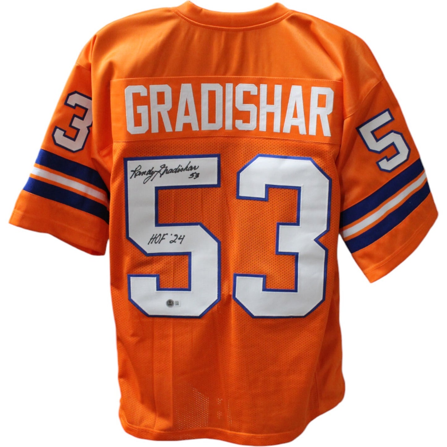 Randy Gradishar Autographed Pro Style Orange Jersey (HOF)