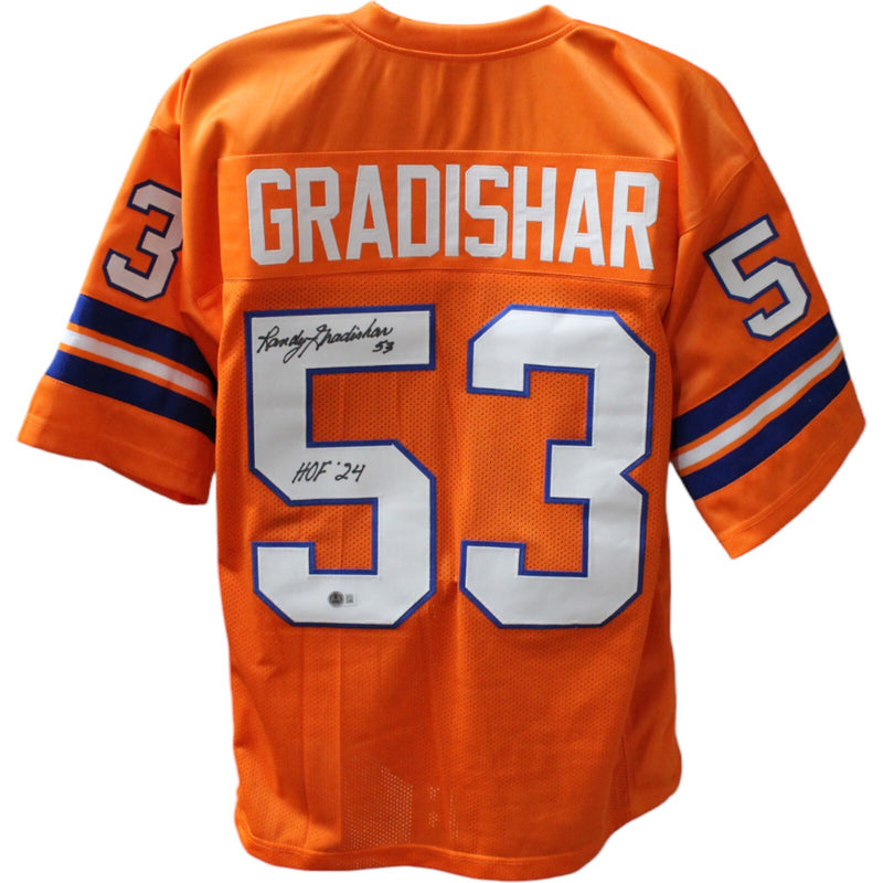 Randy Gradishar Autographed Pro Style Orange Jersey (HOF)