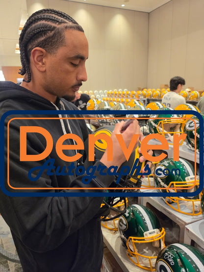 Jordan Love Autographed Green Bay Packers Full Size Eclipse Helmet