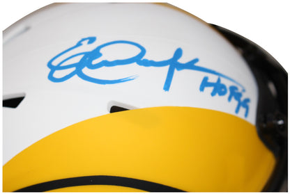 Eric Dickerson Signed Los Angeles Rams Lunar Eclipse Mini Helmet (BAS)