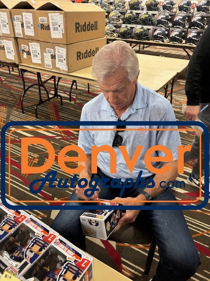 John Elway Signed Denver Broncos Funko Pop! #332 (Beckett Witnessed)