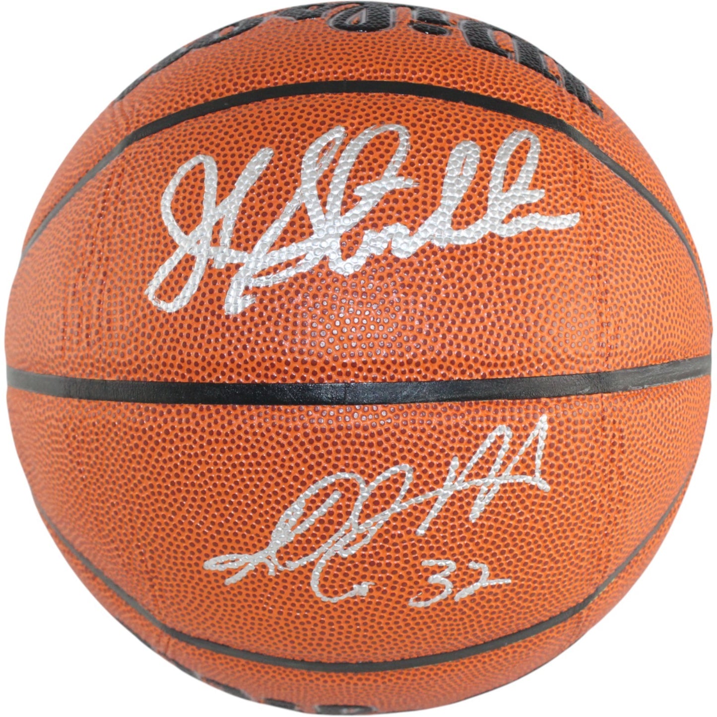 John Stockton & Karl Malone Autographed Utah Jazz Wilson Basketball
