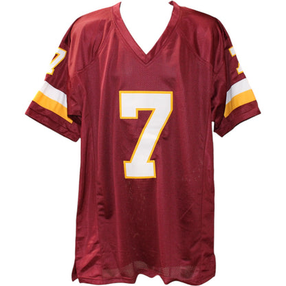 Joe Theismann Signed Red Pro Style Jersey (SB XVII Champs) Beckett