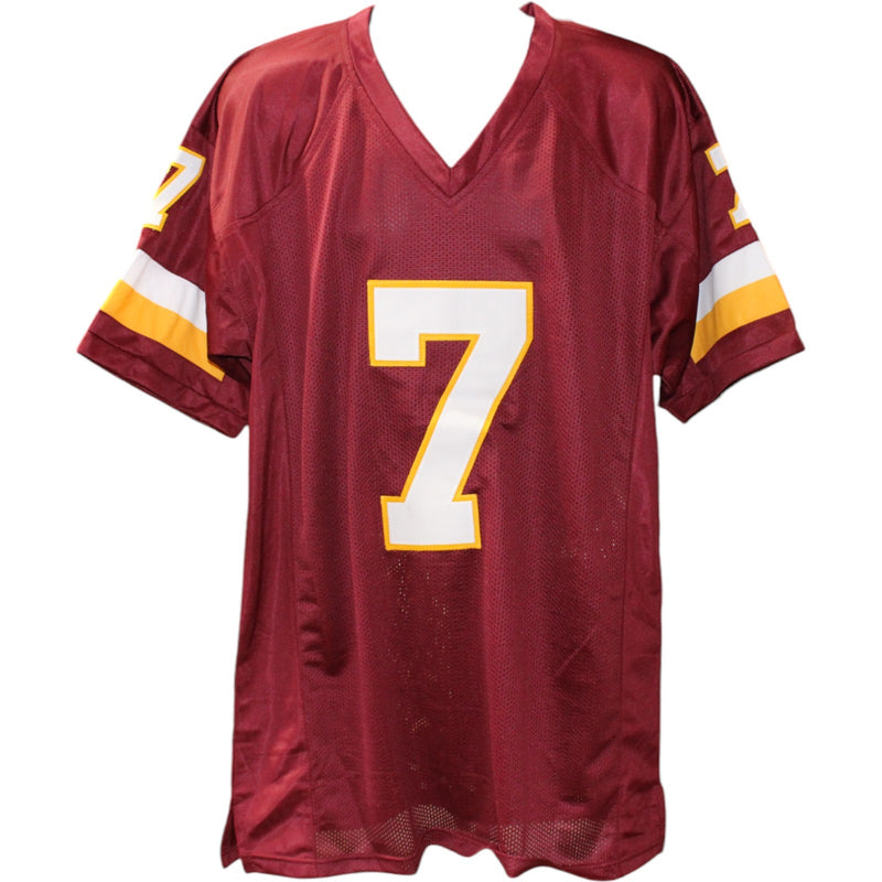 Joe Theismann Signed Red Pro Style Jersey (SB XVII Champs) Beckett