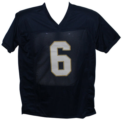 Jeremiah Owusu-Koramoah Autographed Notre Dame Style Custom Jersey