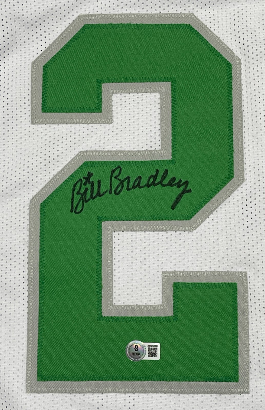 Bill Bradley Signed Philadelphia Eagles Custom White Jersey