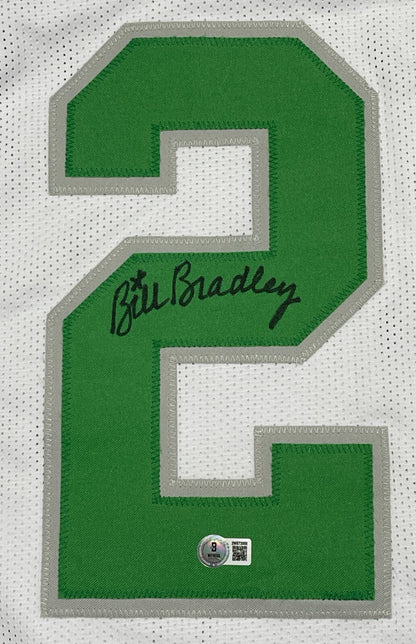 Bill Bradley Signed Philadelphia Eagles Custom White Jersey
