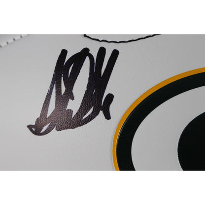 Sterling Sharpe Green Bay Packers Autographed Logo Football HOF Inscription